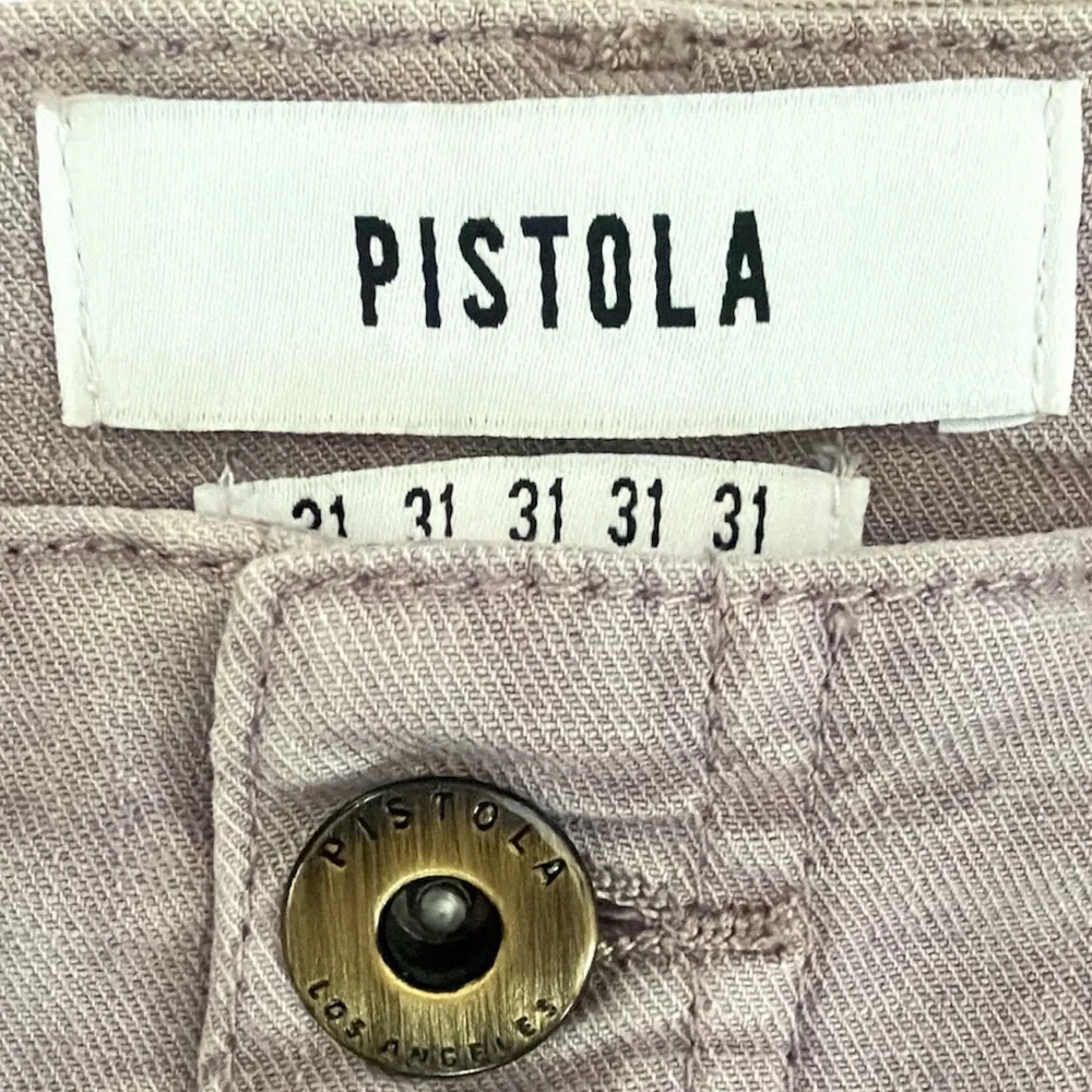 Pistola Mara High Waist Straight‎ Leg Capri Pants in Woodrose Size 31